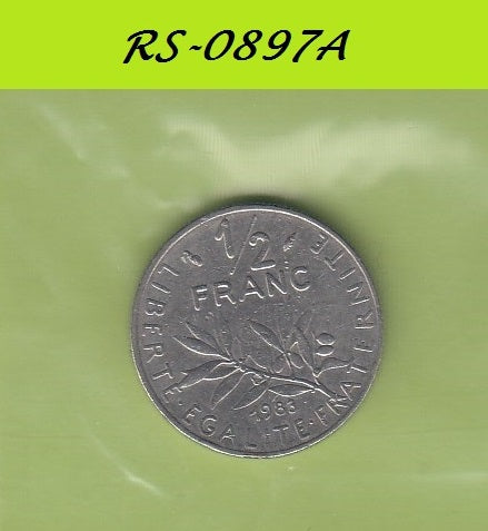 S8-RES-2897 France 1/2 FRANK 1983 ZF KM931.1