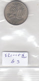 S9-B01-0123 Malaysia 20 Sen XF 1967 KM4