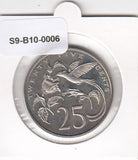 S9-B10-0006 Jamaica 25 Cents PROOF 1970 KM49 FM