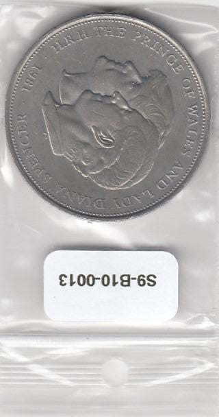 S9-B10-0013 Great Britain 25 Pence UNC 1981 KM925