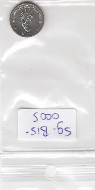 S9-B15-0005-M35 Panama 2 1/2 Centesimos UNC 1973 KM32