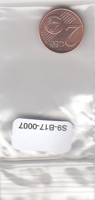 S9-B17-0007-M44 Greece 2 Cents UNC 2009 KM182