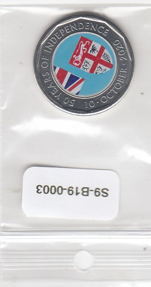 S9-B19-0003-M09 Fiji 50 Cents UNC 2020 KM839