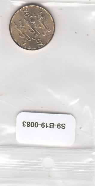 S9-B19-0083 Estonia 50 Senti UNC 2007 KM24