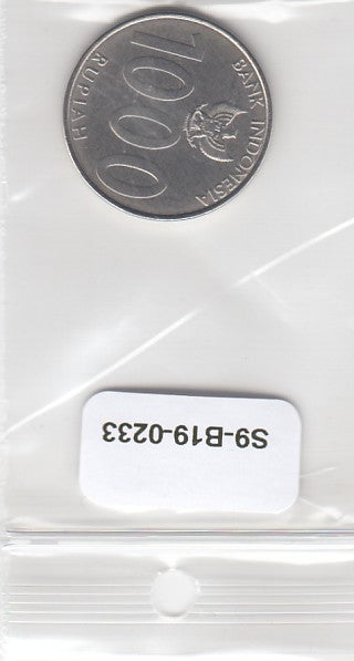 S9-B19-0233 Indonesia 1000 Rupiah UNC 2010 KM70