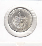 S9-B19-0240 Cuba 5 pesos UNC 1982 KM96   Ernest Hemingway RARE!!!
