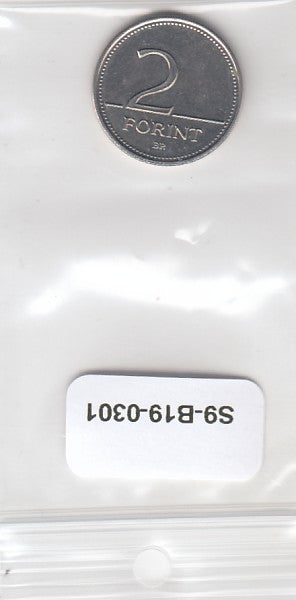 S9-B19-0301 Hongarije 2 Forint UNC 2005 KM693