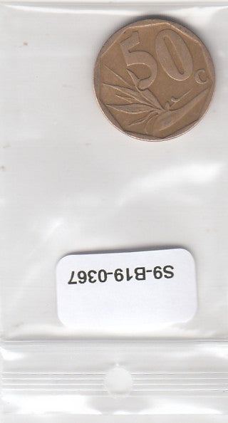 S9-B19-0367 Zuid-Afrika 50 Cent ZV 2007 KM343   iSewula