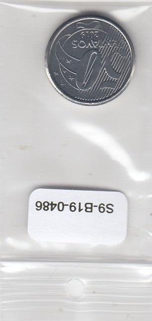 S9-B19-0486 Brazil 50 centavos UNC 2019 KM651a