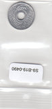 S9-B19-0490 French Indochina 5 Cent UNC 1943 KM27   Grooved edge