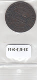 S9-B19-0491 French Indochina 1 Cent VF 1885 KM1