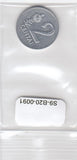 S9-B20-0091 Lithuania 2 Centai VF 1991 KM86