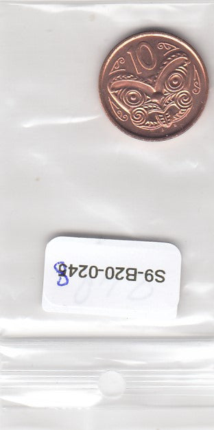 S9-B20-0248-M01 New Zealand 10  Cents UNC 2016 KM17a   Magn