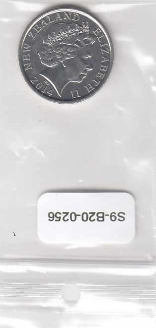 S9-B20-0256-M04 New Zealand 50  Cents UNC 2014 KM119a