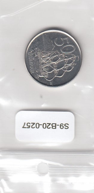 S9-B20-0257-M04 New Zealand 50  Cents UNC 2015 KM119a