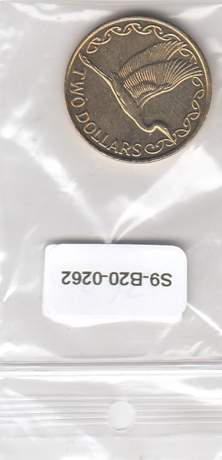 S9-B20-0262-M04 Nieuw-Zeeland 2 Dollar UNC 2014 KM121