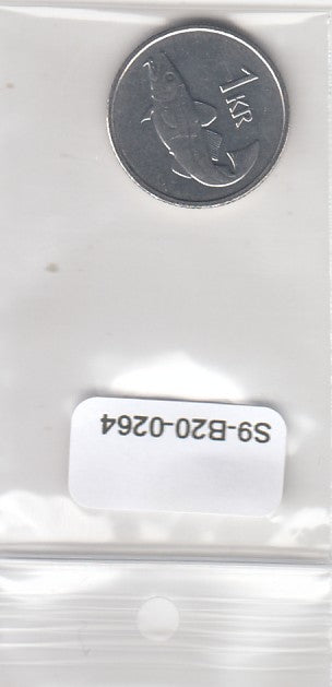S9-B20-0264 ICELAND 1 Krona AU 2011 KM27a