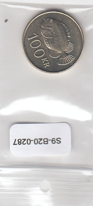 S9-B20-0287 ICELAND 100 Kronur AU 2011 KM35