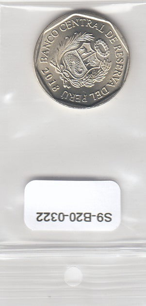 S9-B20-0322-M02 Peru 1 Sol UNC 2018 KM412   Darwin's Rhea