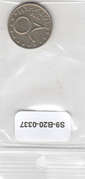 S9-B20-0337 Bulgarije 20 Stotinka ZF 1999 KM241