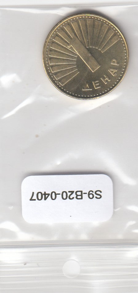 S9-B20-0407-M28 Macedonië 1 Denar UNC 2020 KM84