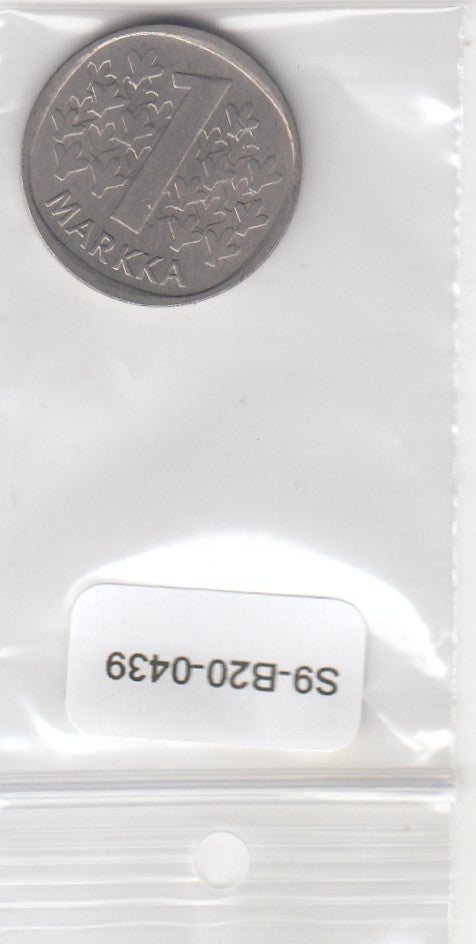 S9-B20-0439 Finland 1 Markka ZFr 1978 KM49a K