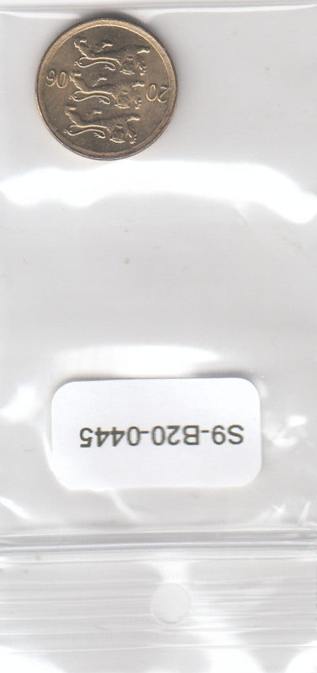 S9-B20-0445 Estland 10 cent AU 2006 KM22 M