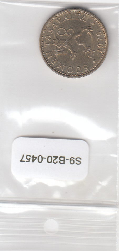 S9-B20-0457 Finland 20 Pennia XF 1976 KM47 K