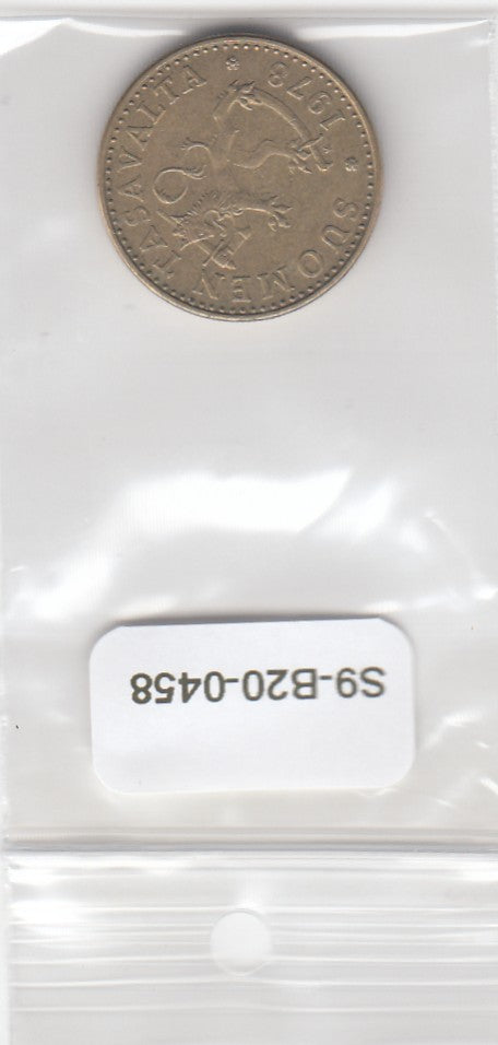 S9-B20-0458 Finland 20 Pennia ZG 1978 KM47 K