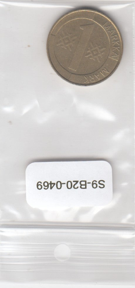 S9-B20-0469 Finland 1 Markka ZFr 1993 KM76 M