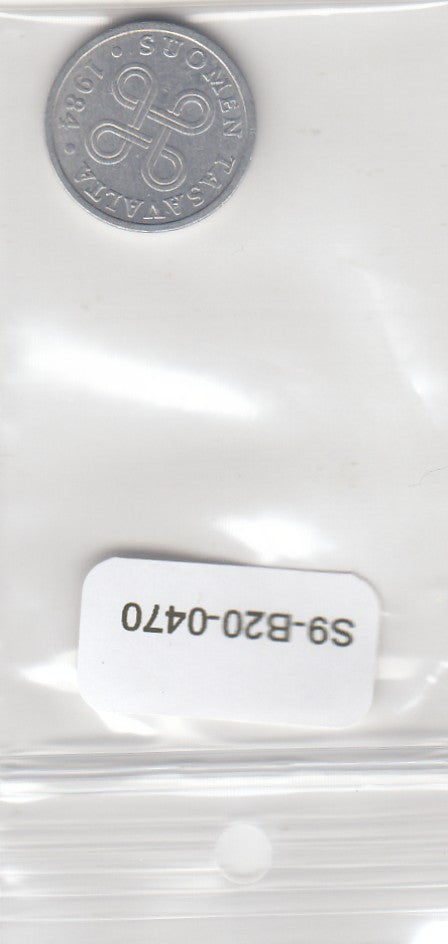 S9-B20-0470 Finland 5 Pennia FI/VF 1984 KM45a
