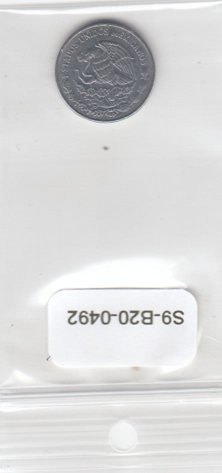 S9-B20-0492 Mexico 10 Centavos UNC 1993 KM547