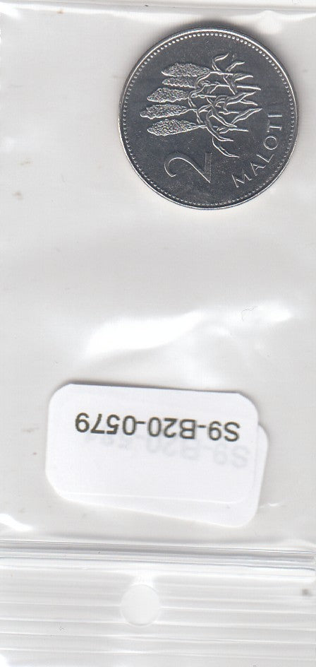S9-B20-0579 Lesotho 2 Maloti UNC 2018 KM58