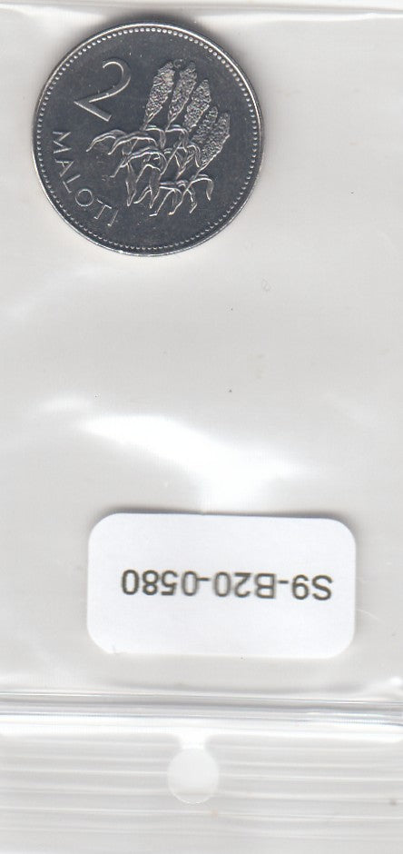 S9-B20-0580 Lesotho 2 Maloti UNC 2018 KM58