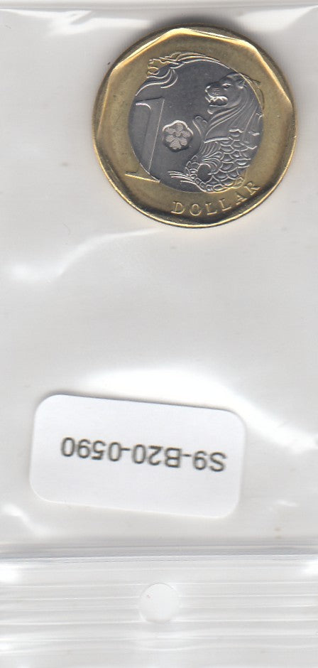 S9-B20-0590-M07 Singapore 1 Dollar UNC 2017 KM314