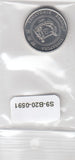 S9-B20-0591-M03 Singapore 50 Cent UNC 2017 KM348
