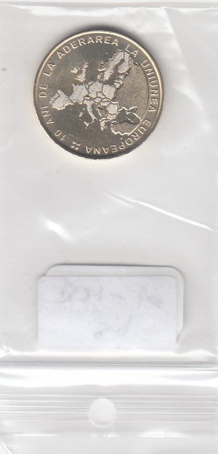 S9-B21-0010-M36 Romania 50 Bani UNC 2017 KM362  Eopean Union
