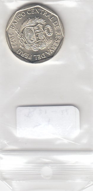 S9-B21-0011-M09 Peru 1 Sol UNC 2022 KM433  Lorenzo