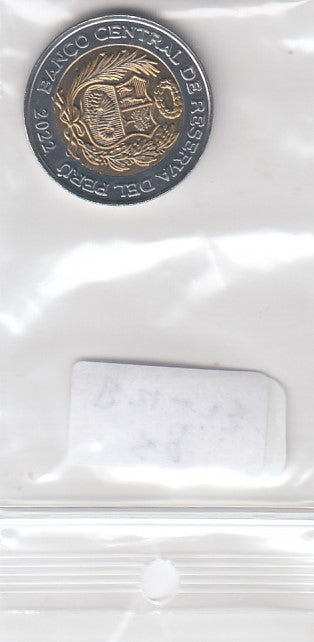 S9-B21-0013 Peru 5 Soles UNC 2022 KM402