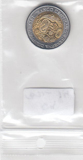 S9-B21-0014-M09 Peru 2 Soles UNC 2019 KM401