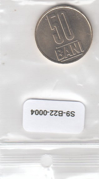 S9-B22-0004-M44 Romania 50 Bani UNC 2008 KM192