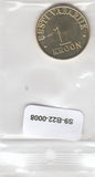 S9-B22-0008-M48 Estonia 1 Kroon UNC 2001 KM35