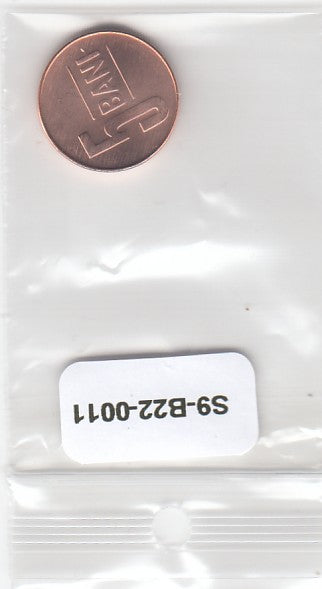 S9-B22-0011-M49 Romania 5 Bani UNC 2017 KM190