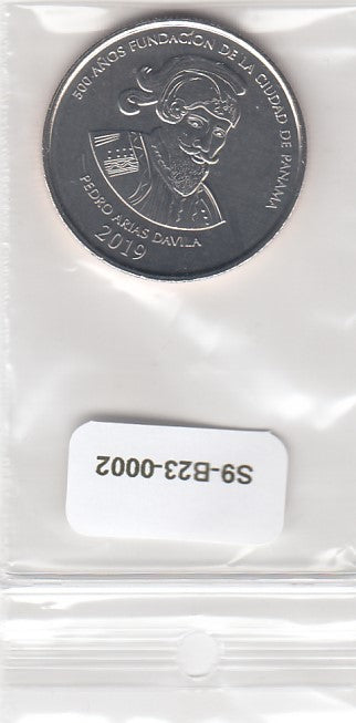 S9-B23-0002-M15 Panama 1/2 Balbao UNC 2019 KM183  Panama City