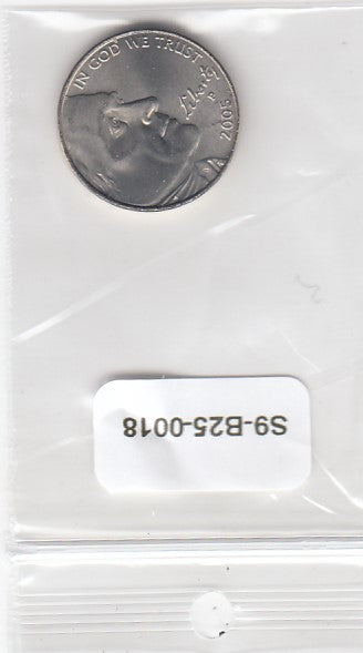 USA 5 Cents UNC 2005 KM668 P Westward Journey, Ocean View