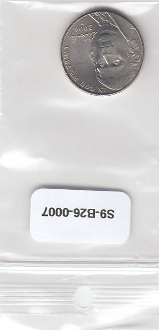 S9-B26-0007-M25 VS 5 Cent UNC 2006 KM381 P Monticello