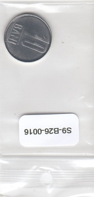 S9-B26-0016-M48 Roemenië 10 bani UNC 2009 KM191 zonder kroon