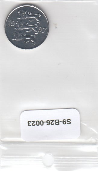 S9-B26-0023-M48 Estonia 20 Senti UNC 1997 KM24