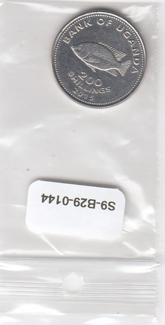S9-B29-0144-M33 Oeganda 200 Shillingen VF/XF 2015 KM68a