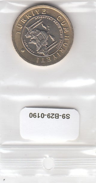 S9-B29-0190 Turkey 1 Lira UNC 2020 KM1471   Sophia Mosque